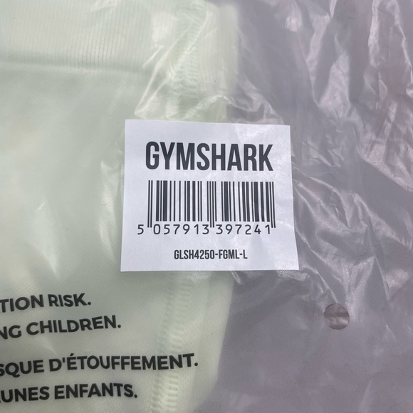 Women’s Gymshark Flex Cycling Shorts Light Green Size L New with tags - Picture 5 of 6